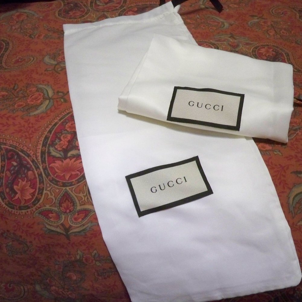Pair of Gucci Dust bags for shoes